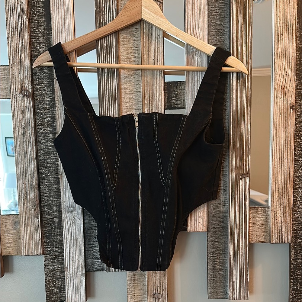 Fashion Nova Black Crop Top
